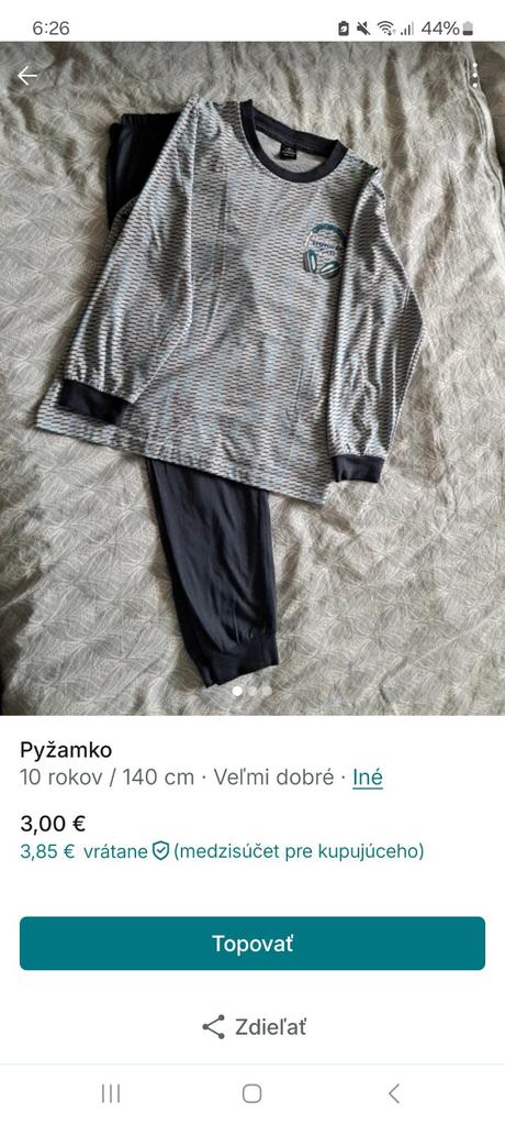 Pyžamko, 140