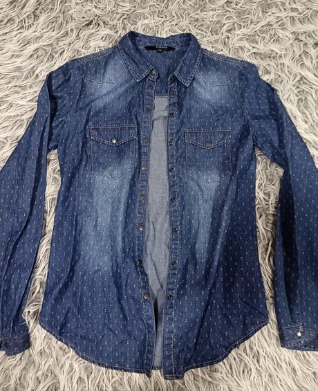 Riflová vzorovaná košeľa, reserved,34