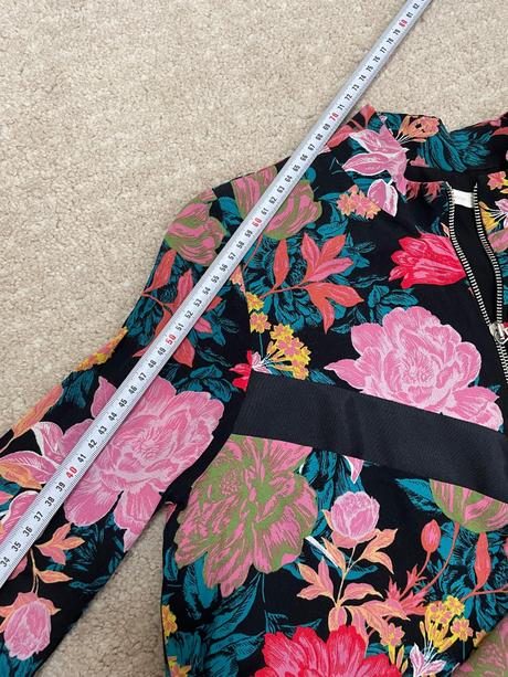 Kvetové šaty, zara,xs