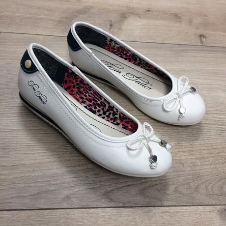 Baleríny biele dievčenské tom tailor č.32, 20,5cm, tom tailor,32