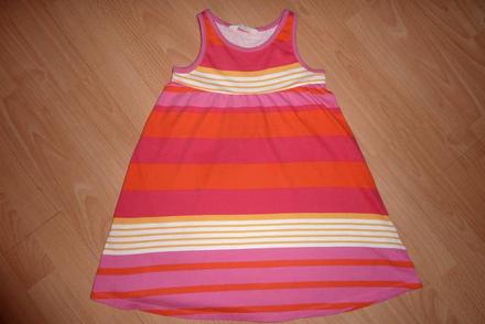 H&m prúžkované šaty, 4-6rokov / 110-116, h&m,116