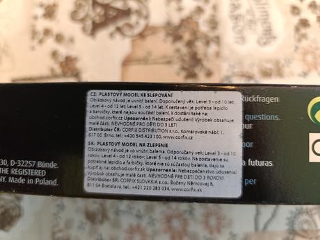 Plastový model bojovej lode, 