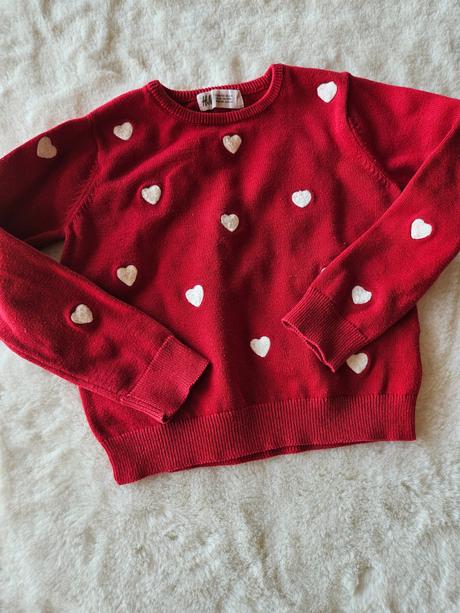 Sveter srdiecko, h&m,98