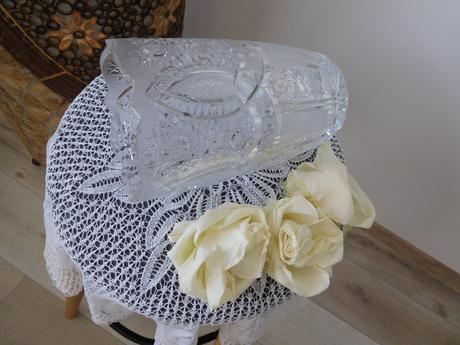 Kryštálová váza širšia, 