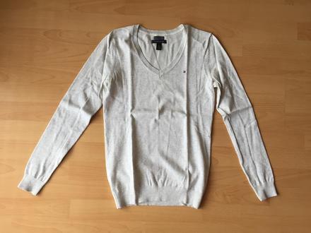 Šedy svetrik tommy hilfiger, tommy hilfiger,s