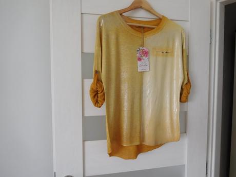 Tričko horčicovej farby dámske ľahúčke dr.-s/m, l