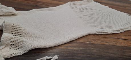 Pleteny komplet top svetrik a dlha sukna 36/38, s