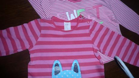 Tričká 2ks, h&m,80