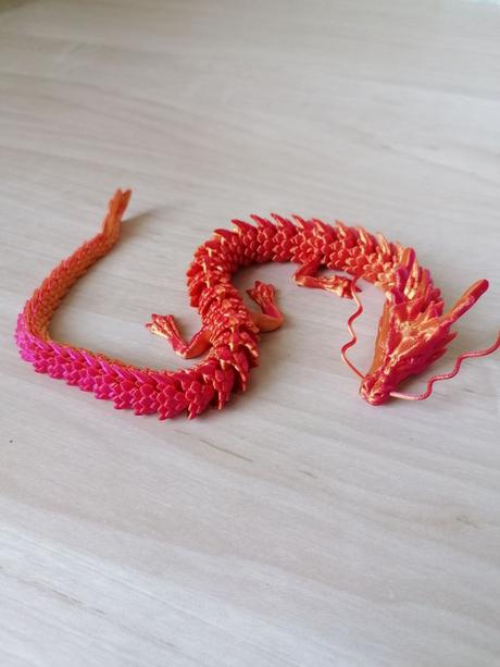 3d print flexi drak / dragon, 