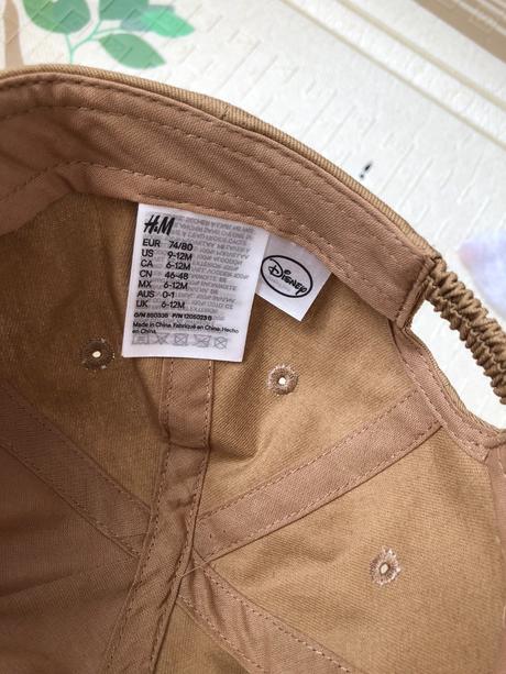 Detská šiltovka, h&m,80