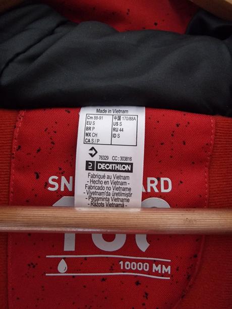 Panska/chlapcenska vetrovka, decathlon,s
