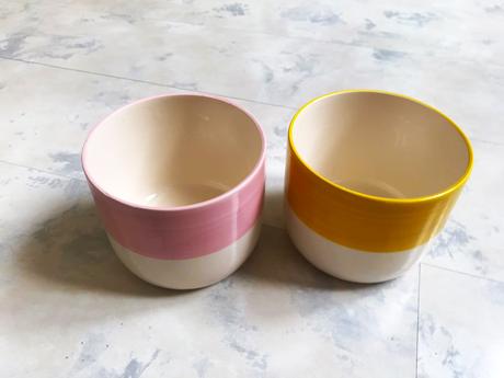 Keramické črepníky 2 ks,