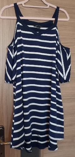 Prúžkované tričko - tunika, gate,l