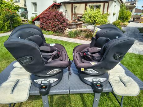 2x autosedačka joie i-spin 360 + 2x merino podložk, joie