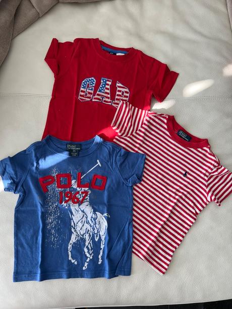 Ralph lauren a gap 3 ks tričiek vel.2, ralph lauren,92