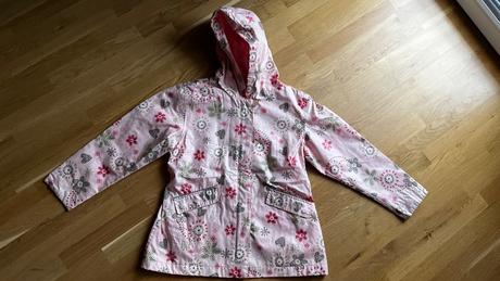 Nepremokavá dievčenská bunda č.140, tcm,140