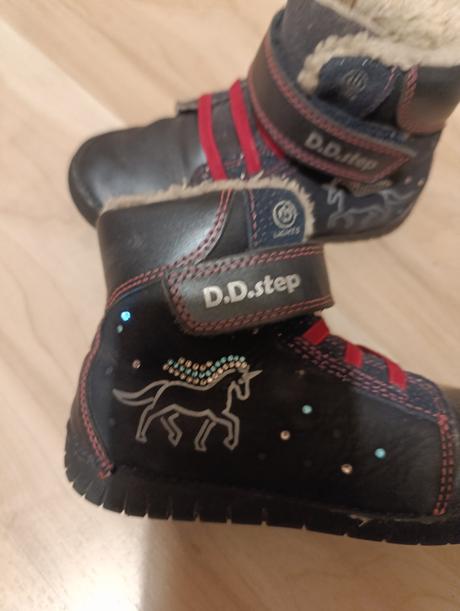 Zimné blikajúce čižmy, d.d.step,30