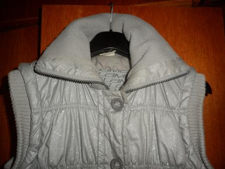 Teplá strieborná vestička, takko,l