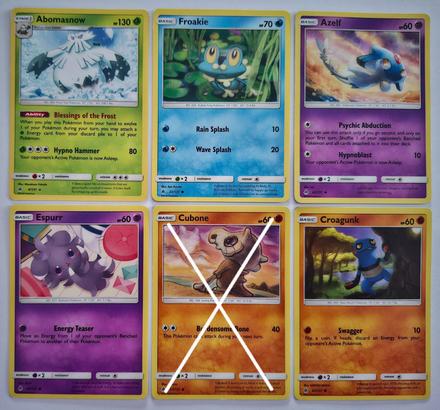 Pokémon karty "forbidden light", 