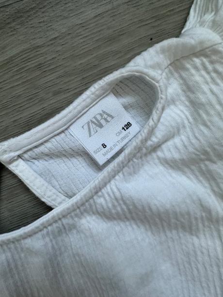 Biele šaty, zara,128