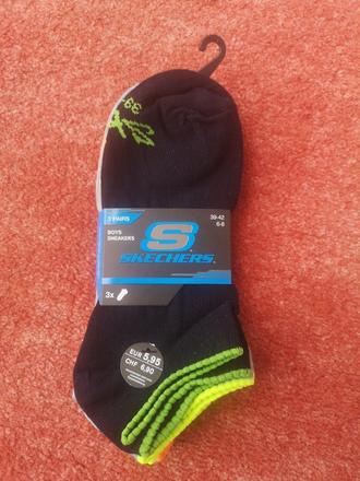 Skechers ponožky 3 páry veľkosť 39-42, 39 / 40 / 42