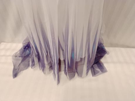 Kostým frozen elsa bielofialové šaty 5-6r, 110-122,