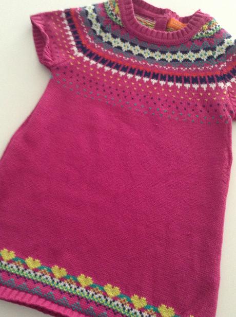 Pletené šaty, topolino,80