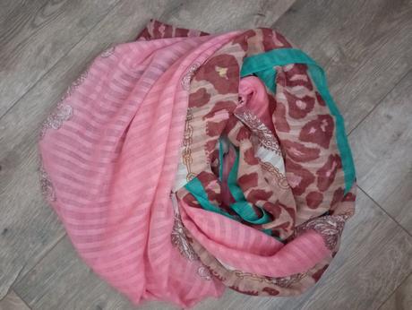 Pestrofarebná šatka/ tunel, xxl