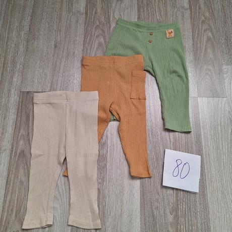 3x rebrovane leginy, sinsay,80