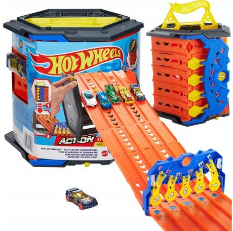 Hot wheels 5-pásmová dráha kufrík autíčko hgk41,