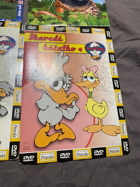 Rozprávka dvd škaredé káčatko 4 diely cena za ks,