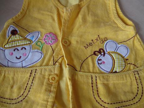 Žltá vestička + nohavice, 86