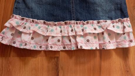 Riflova sukňa s volanikmi, f&f,86