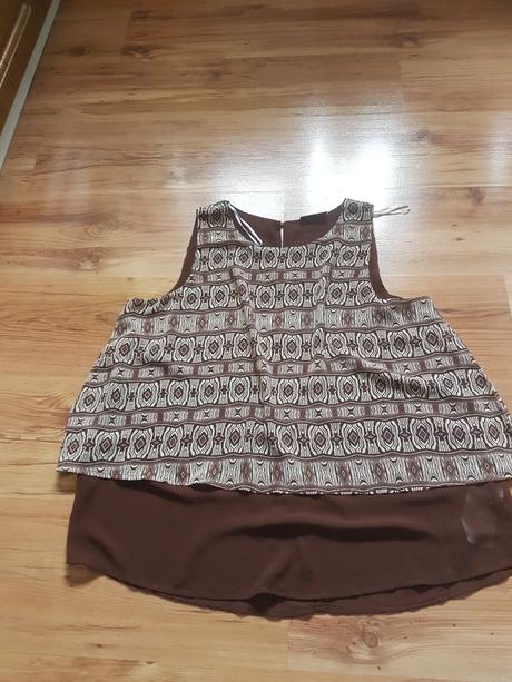 Padavá blúzka na leto-maskuje bruško, 44