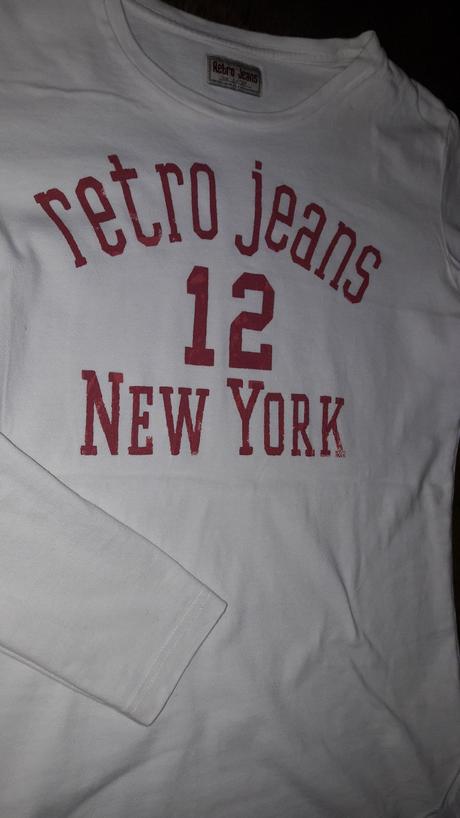 Tricko retro jeans, l