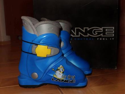 Detské lyžiarske topánky lange 17-17,5 cm (25-26), lange,25