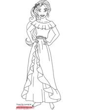 Omaľovánky Elena Z Avaloru - Modrý Koník