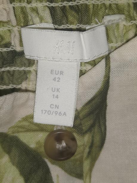 Midi letné šaty, h&m,l