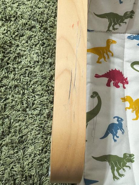Detské kreslo ikea poäng (dinosaurí vzor),