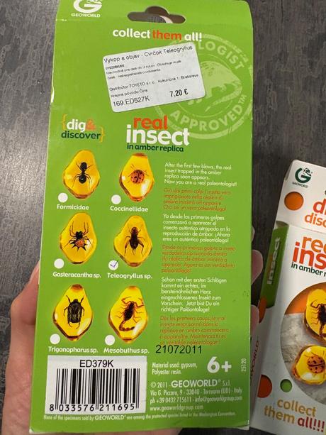 Geoworld - vykop a objav lienka a cvrčok, 