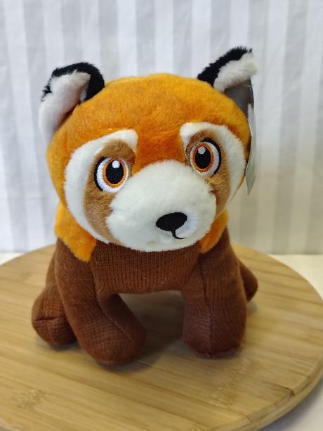Panda červená visačka knitty friend wildlife boost, 