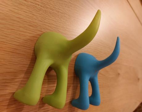 2 ks - vešiak ikea psí chvostík, 