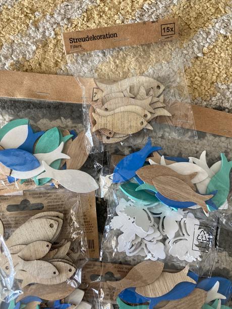 Drevené rybičky na tvorenie, 