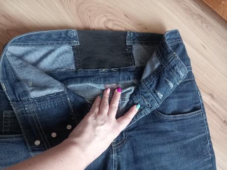 Tehotenské rifle s vyvýšeným pásom w29 l32, m