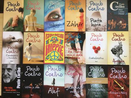 Paulo coelho - komplet knihy 18ks,