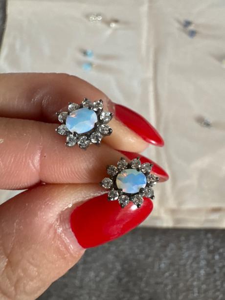 Strieborné naušnice,