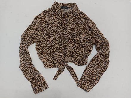 Crop blúzka, bershka,s