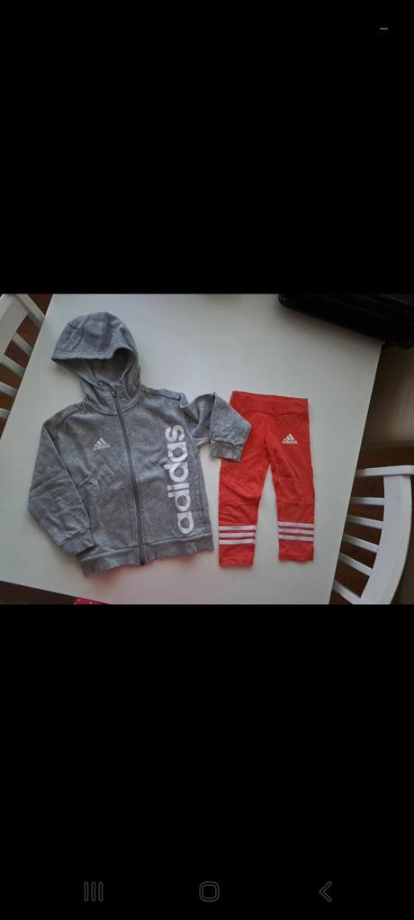 Mikina adidas 5/6 rokov+ legíny grátis, adidas,116
