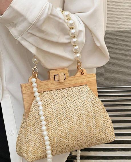 Letná kabelka s dvoma vymeniteľnými remienkami, 