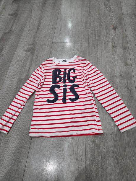 Tričko big sister, h&m,128